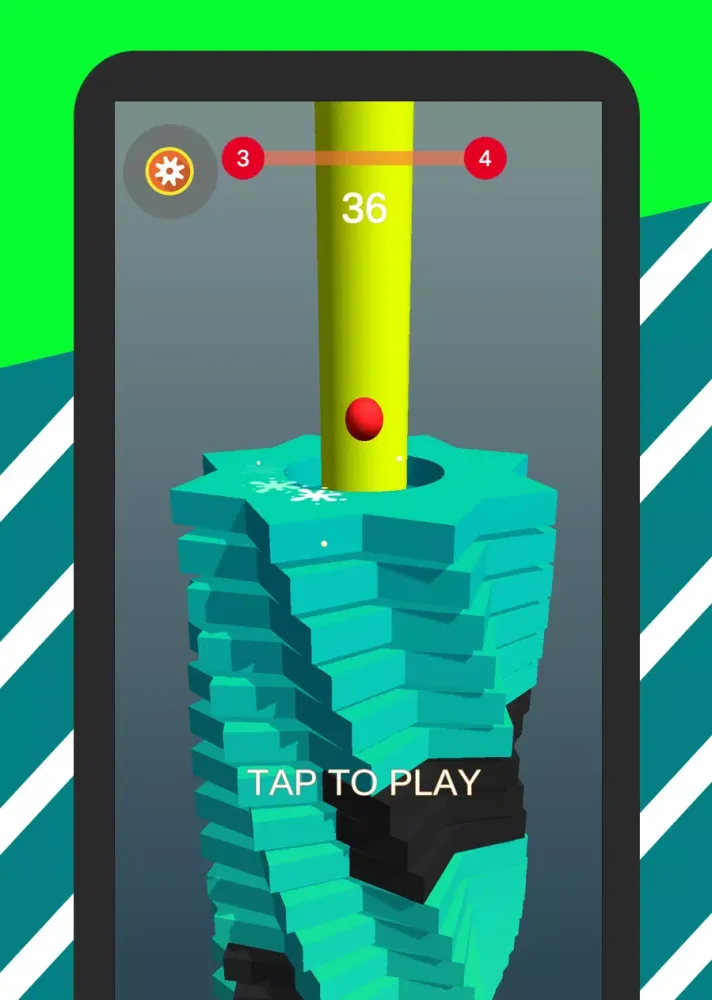 Stack Crush ball – 3d Stack Ball Fall Game स्क्रीनशॉट