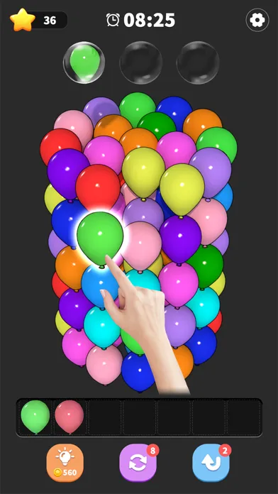 ภาพหน้าจอของ Balloon Triple Match: Match 3D
