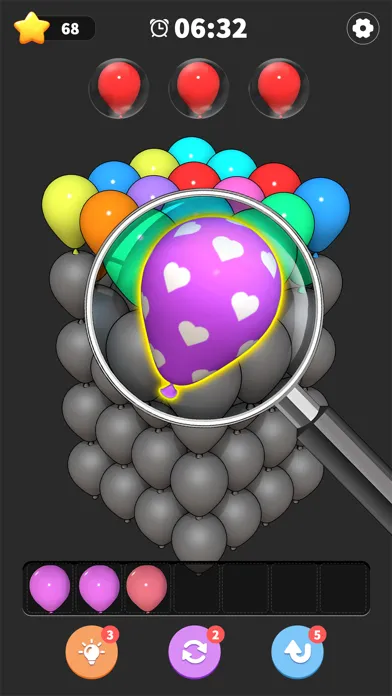 ภาพหน้าจอของ Balloon Triple Match: Match 3D
