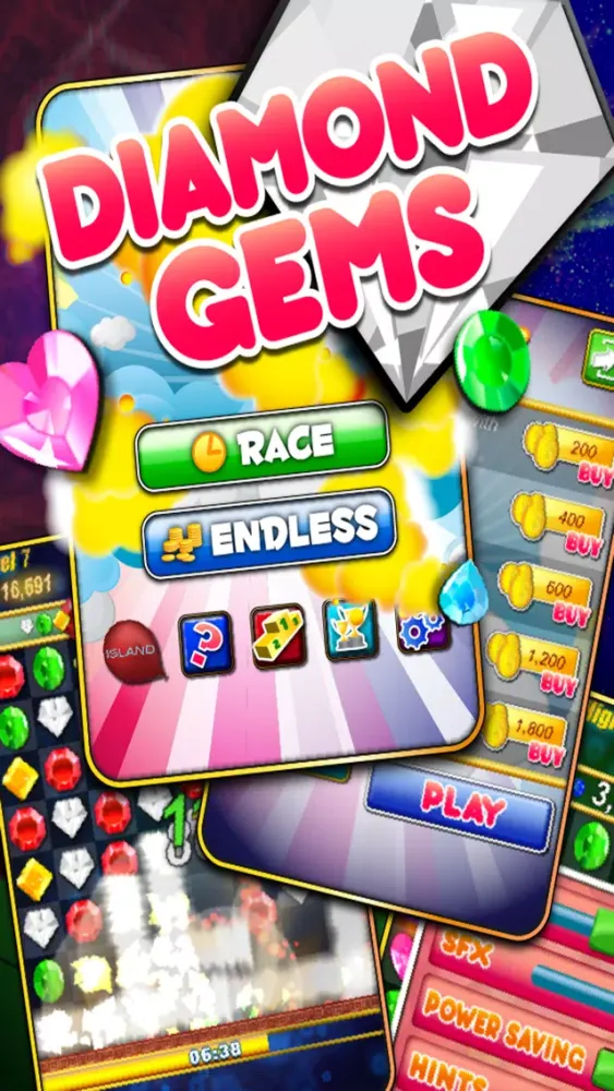 Diamond Gems سکرین شاٹس