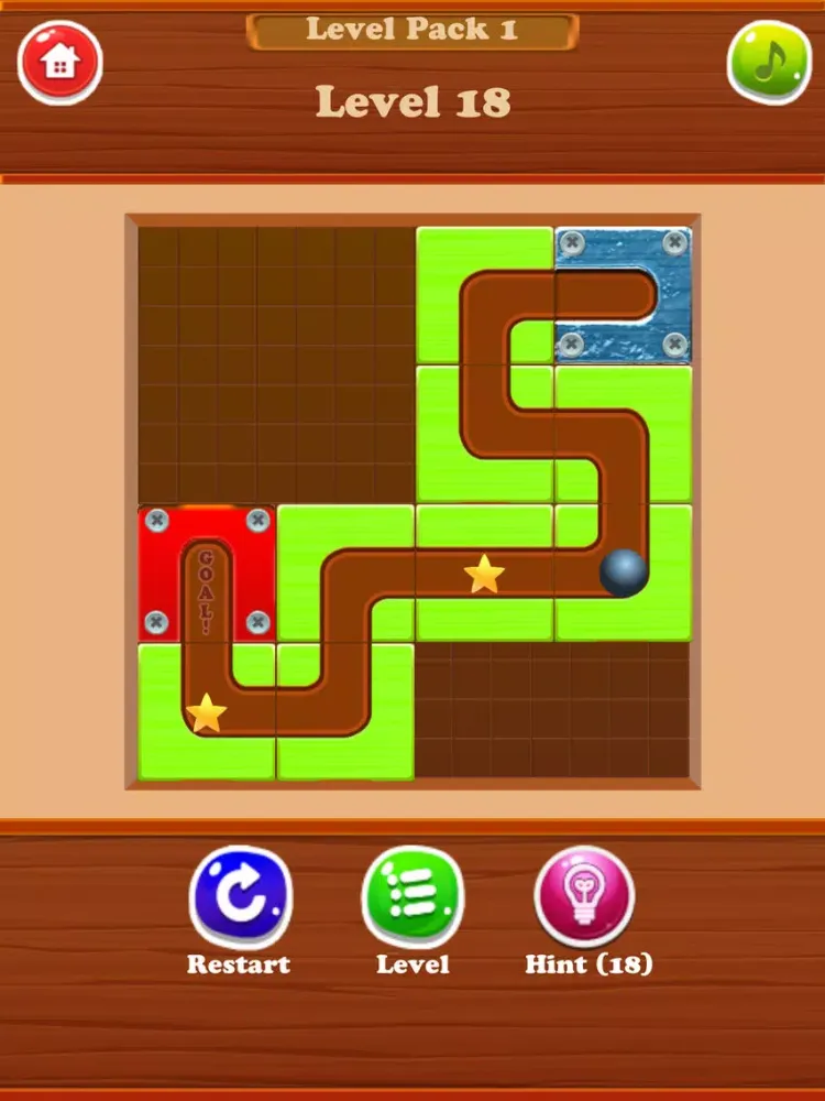 Screenshot di Ball Rolling Line - Switch Block Puzzle Game iPad 