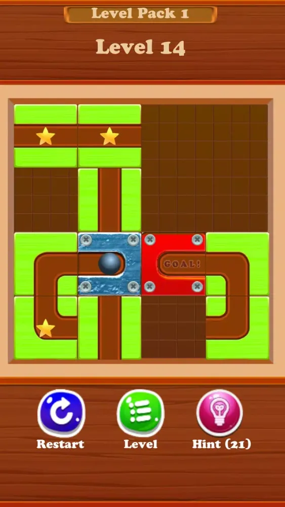 Screenshot di Ball Rolling Line - Switch Block Puzzle Game