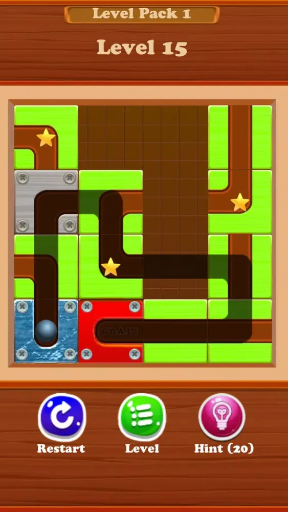 Screenshot di Ball Rolling Line - Switch Block Puzzle Game