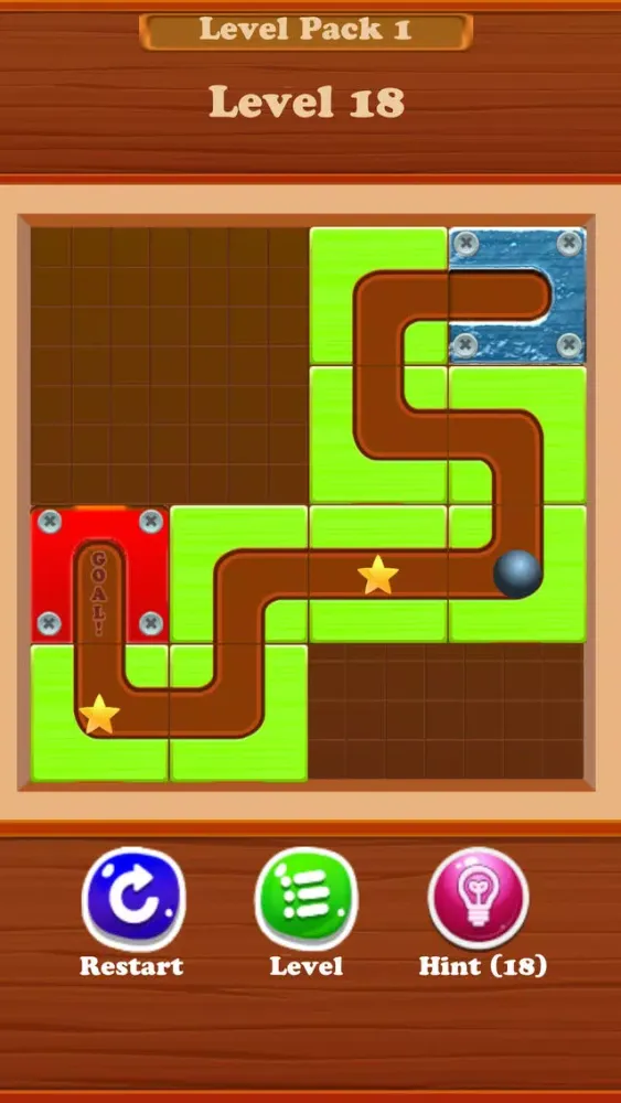 Screenshot di Ball Rolling Line - Switch Block Puzzle Game