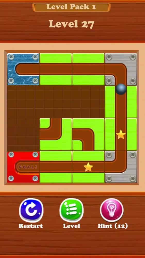 Screenshot di Ball Rolling Line - Switch Block Puzzle Game