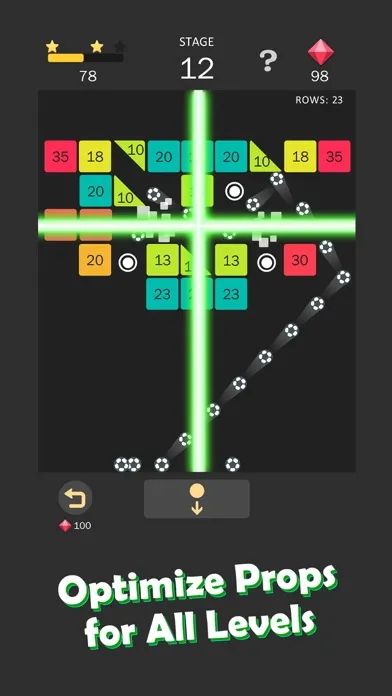 Capturas de pantalla de Balls Bounce Bricks！Just Shoot
