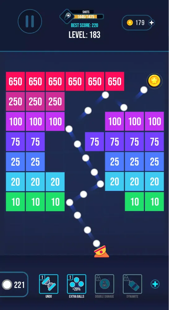Screenshot di Bricks n Balls - Hit The Brick