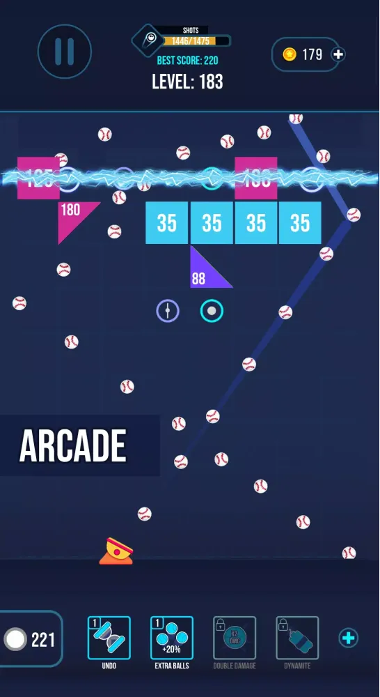 Screenshot di Bricks n Balls - Hit The Brick