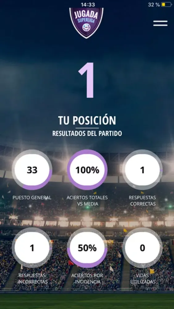 Capturas de tela do Jugada SuperLiga