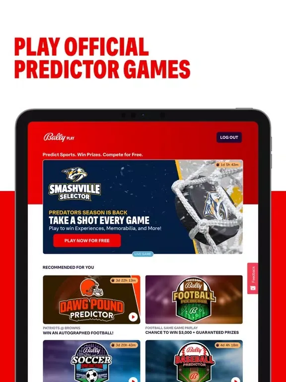 Bally Play iPad  স্ক্রিনশট