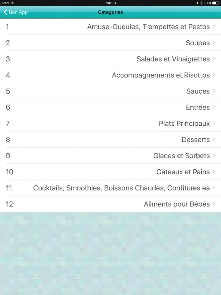 BONAPP iPad  Ekran Görüntüleri