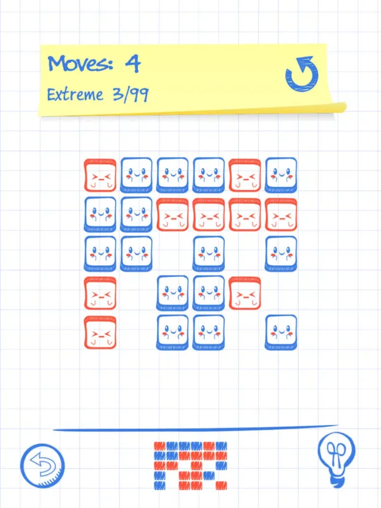 ภาพหน้าจอของ Doodle Reverse: Happy Block iPad 