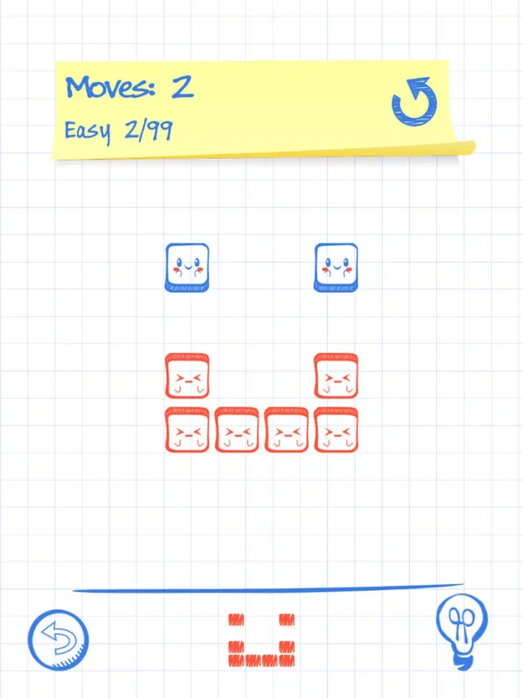 ภาพหน้าจอของ Doodle Reverse: Happy Block iPad 