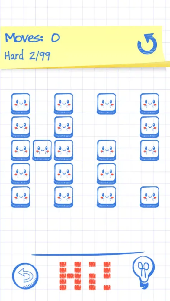 ภาพหน้าจอของ Doodle Reverse: Happy Block