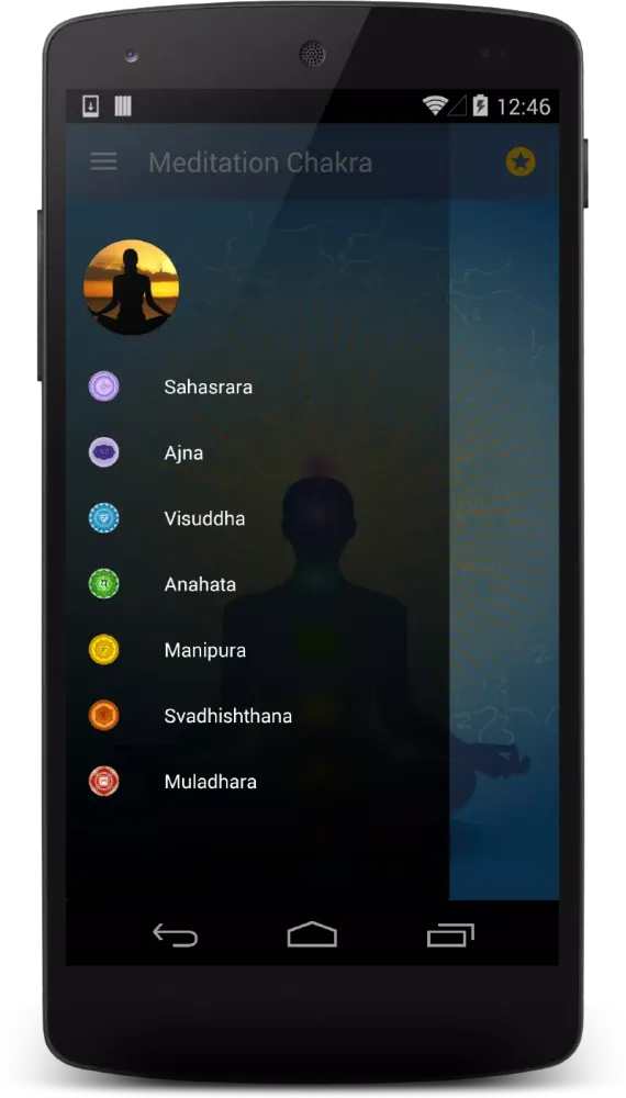 Screenshot di Chakra Meditation