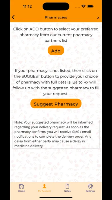 Zrzuty ekranu DeliverMyRx
