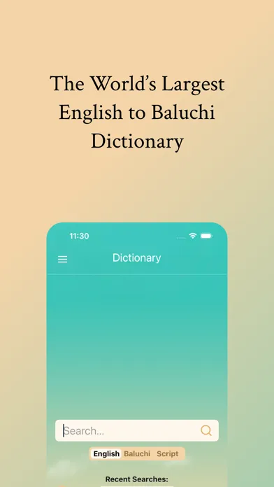 Baluchi Dictionary 스크린샷