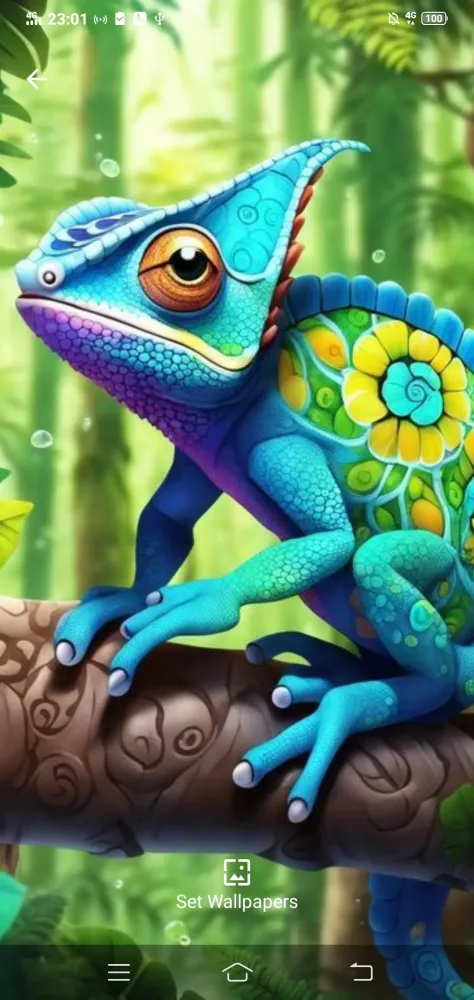 Скриншоты Funny Bunglon Wallpaper HD