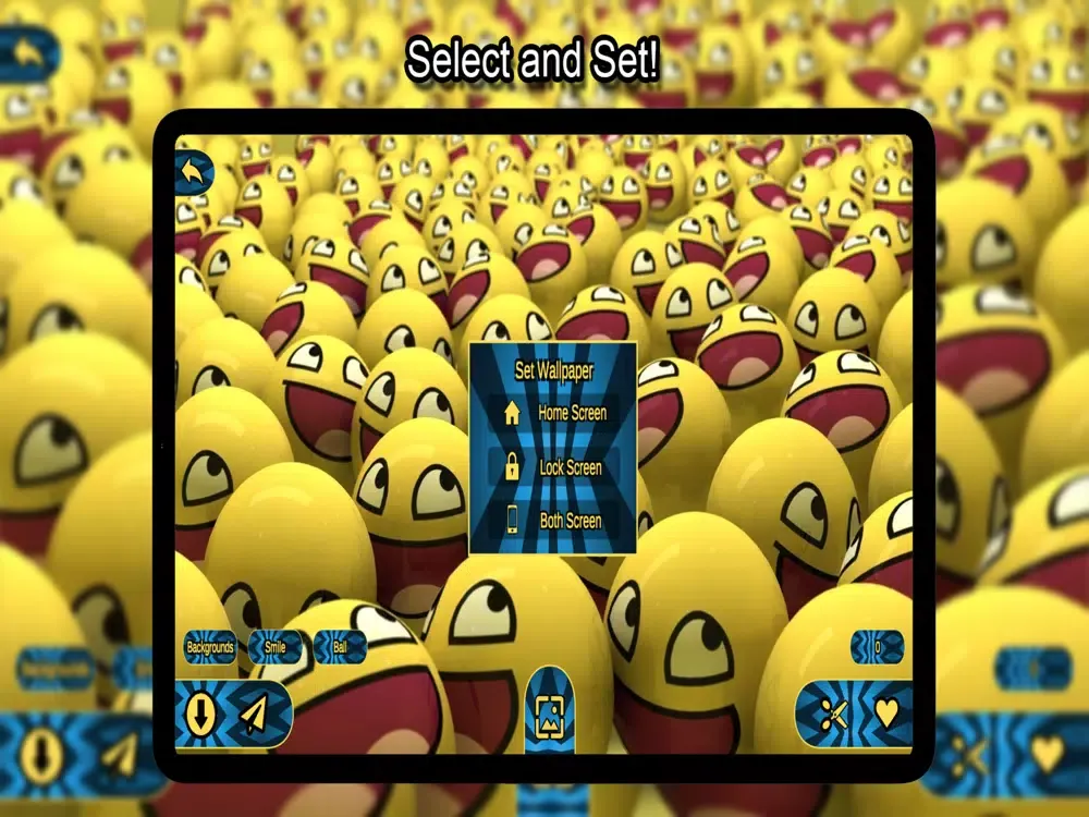 Emoji Wallpapers HD 4K iPad  Screenshots