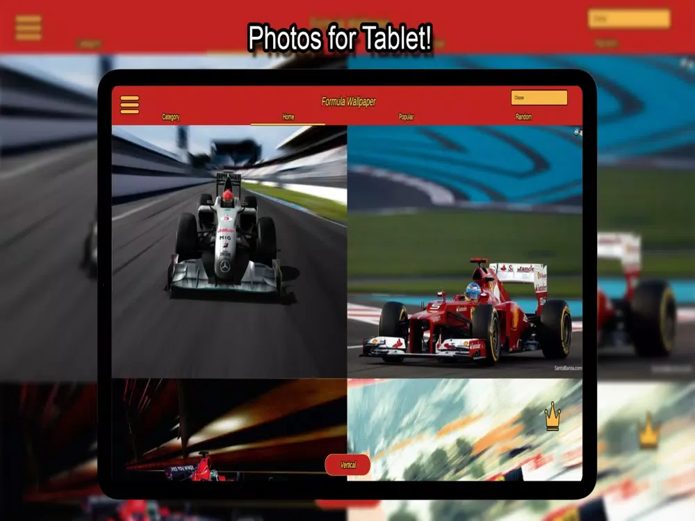 Ảnh chụp màn hình của Formula Wallpapers HD 4K iPad 