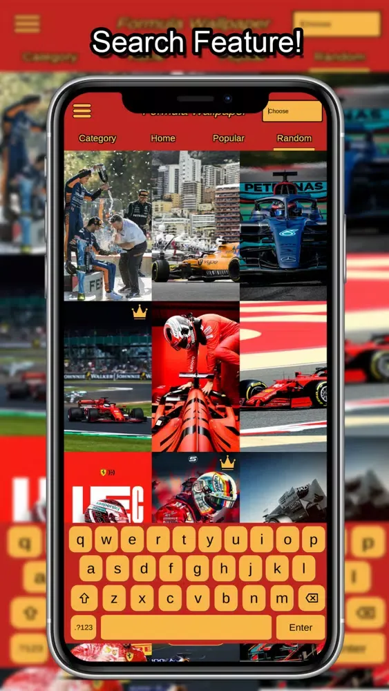 Ảnh chụp màn hình của Formula Wallpapers HD 4K