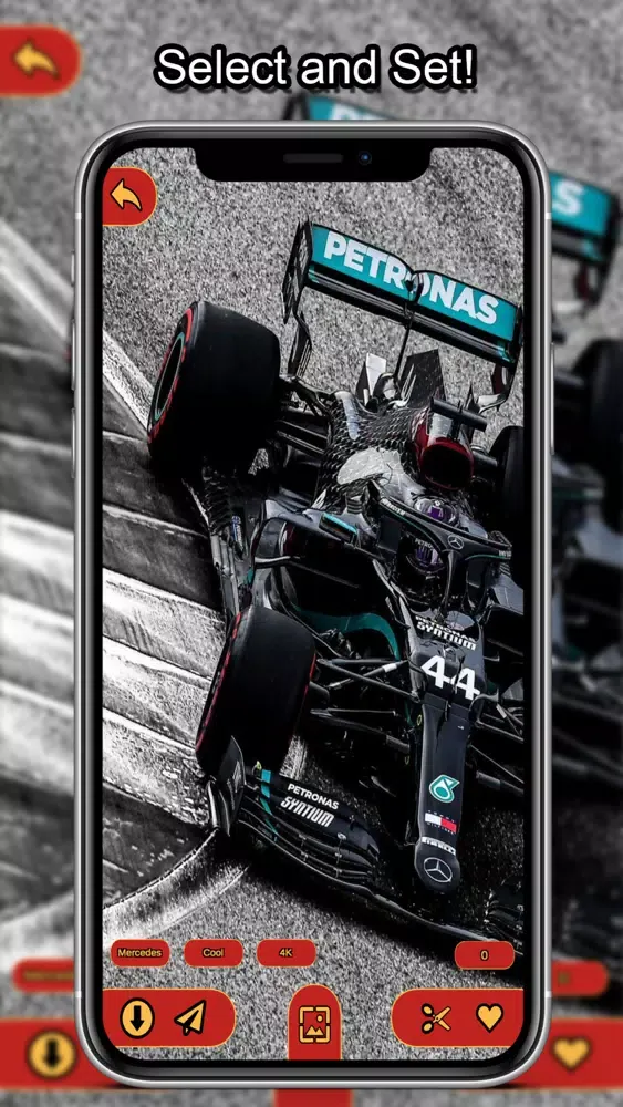 Ảnh chụp màn hình của Formula Wallpapers HD 4K
