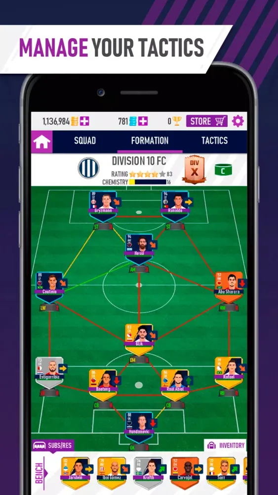 Tangkapan skrin Soccer Eleven - Card Game 2022