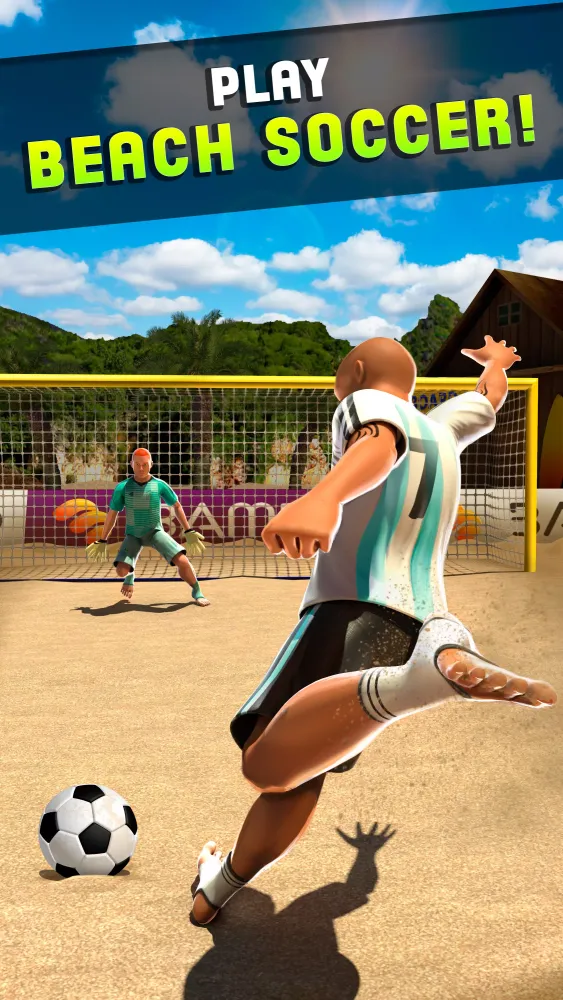 Shoot Goal - Beach Soccer Game Screenshots