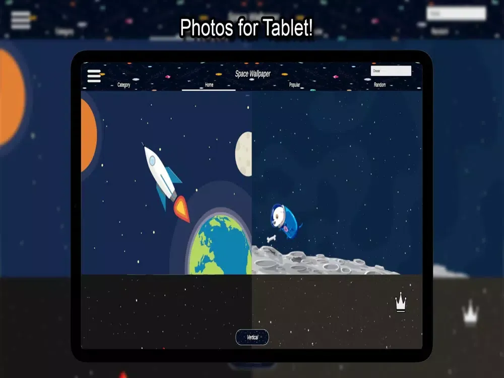 Capturas de tela do Space Wallpapers HD 4K iPad 