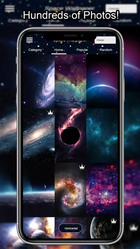Capturas de tela do Space Wallpapers HD 4K