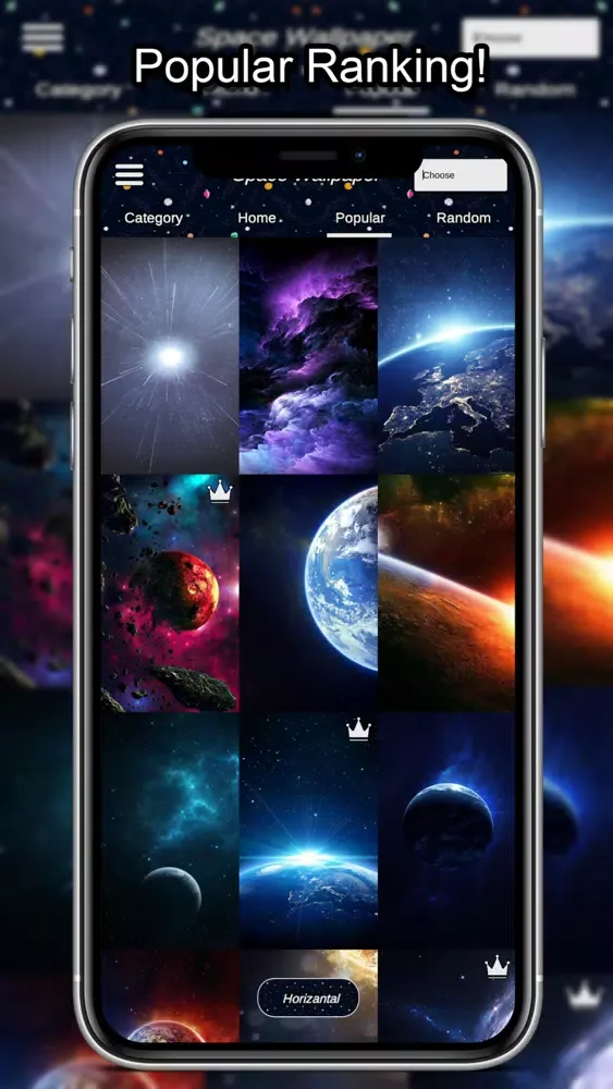 Capturas de tela do Space Wallpapers HD 4K