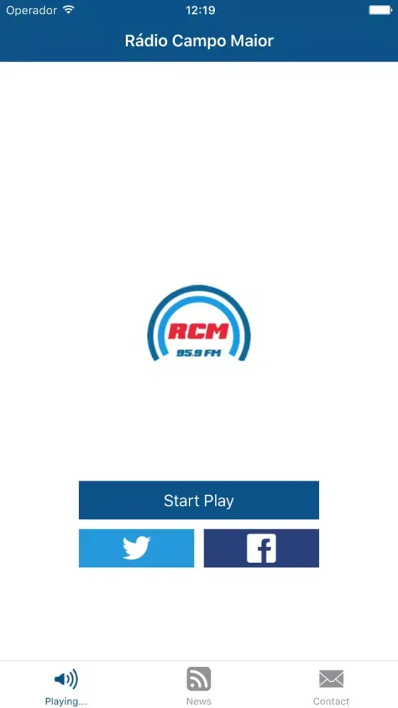 Ảnh chụp màn hình của Radio Campo Maior - Streaming online & news