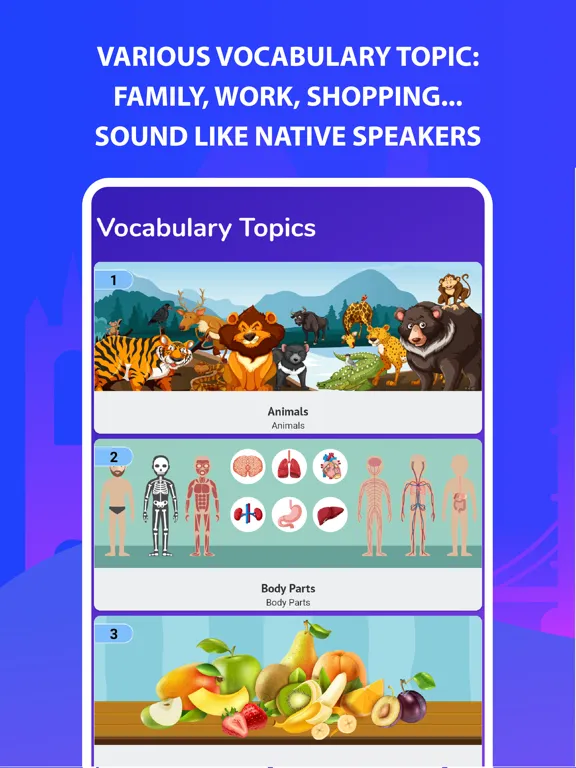 Ảnh chụp màn hình của 90.000 Words with Pictures PRO iPad 