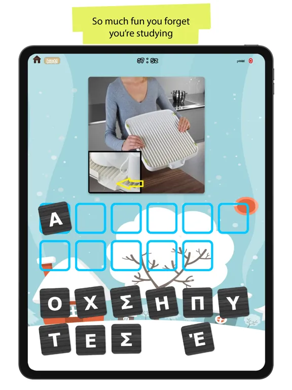 Capturas de pantalla de Greek 90.000 Words & Pictures iPad 