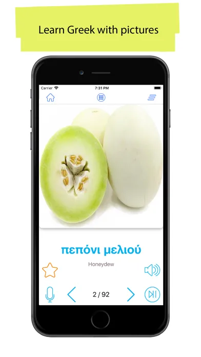 Capturas de pantalla de Greek 90.000 Words & Pictures