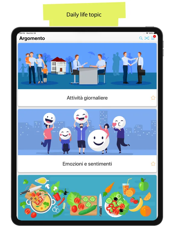 Ảnh chụp màn hình của Italian 90000 Words & Pictures iPad 