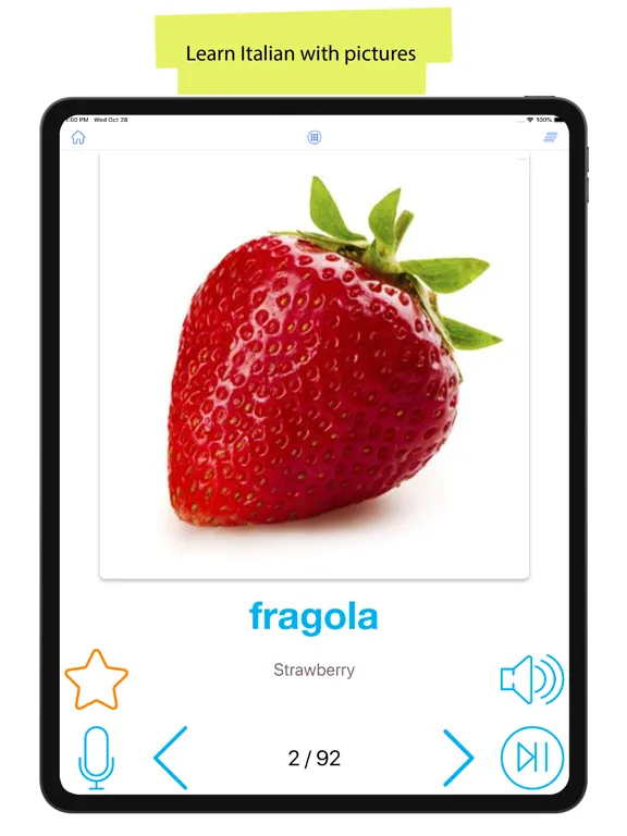 Ảnh chụp màn hình của Italian 90000 Words & Pictures iPad 