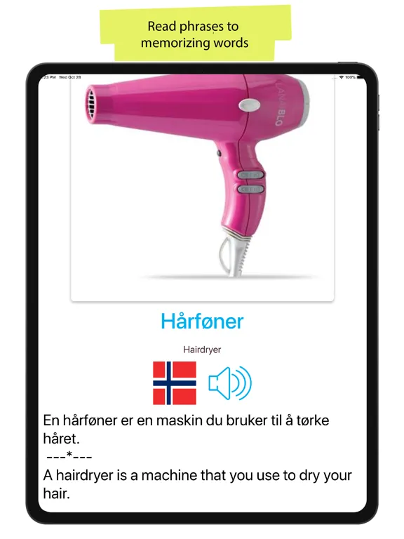Norwegian 90000 Words&Pictures iPad  Screenshots