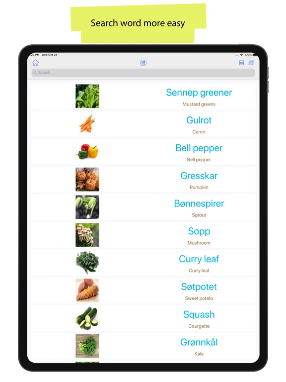 Norwegian 90000 Words&Pictures iPad  Screenshots