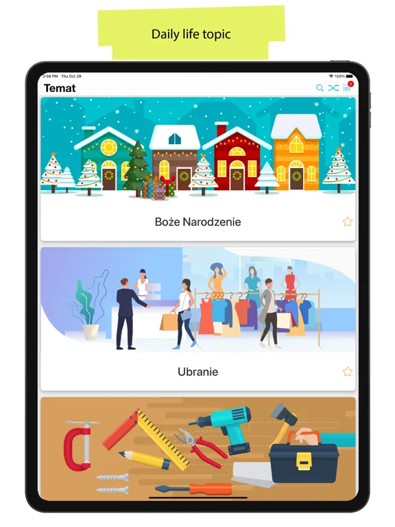 Polish 90.000 Words & Pictures iPad  سکرین شاٹس
