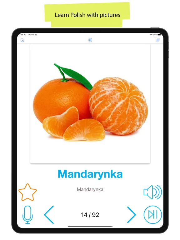 Polish 90.000 Words & Pictures iPad  سکرین شاٹس