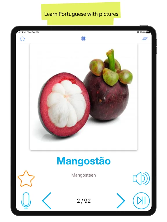 Portuguese 90000 WordsPictures iPad  স্ক্রিনশট
