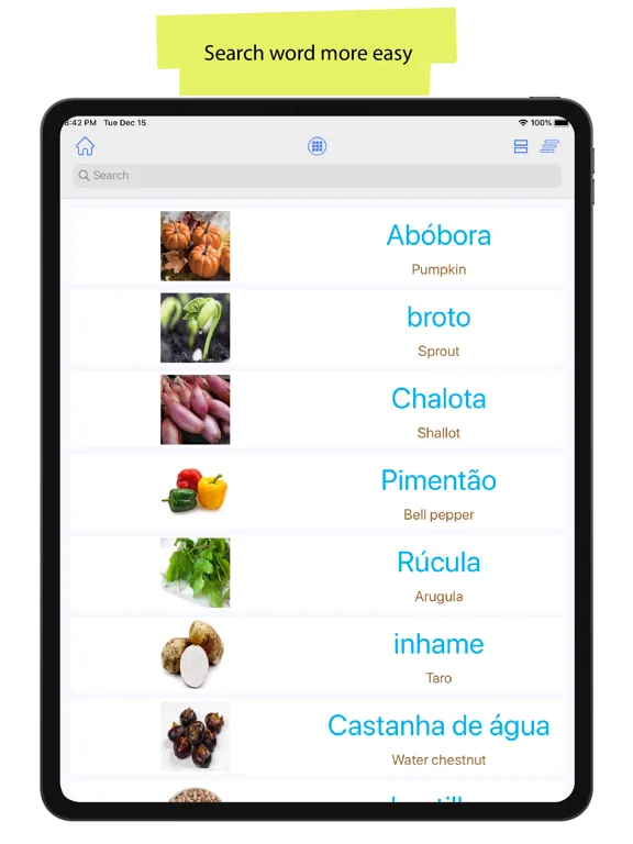 Portuguese 90000 WordsPictures iPad  স্ক্রিনশট
