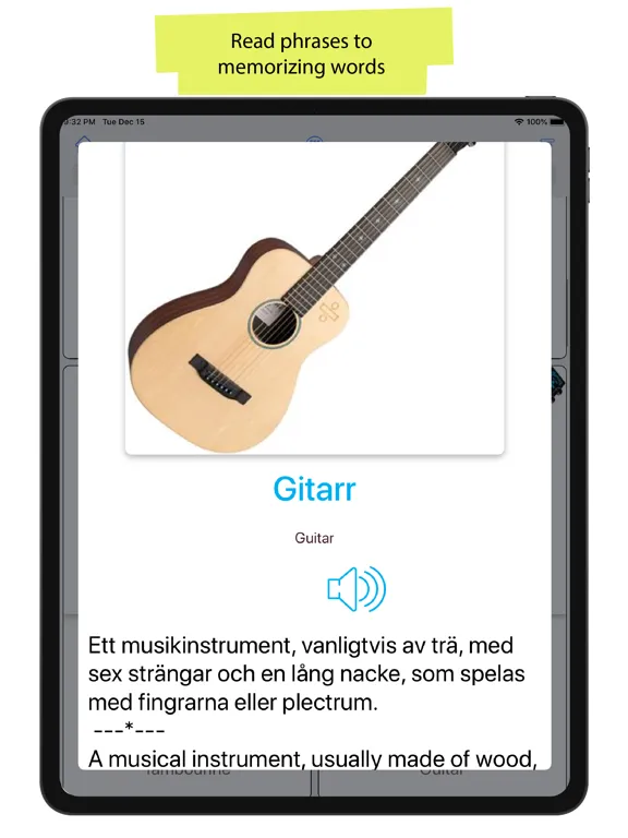 Zrzuty ekranu Swedish 90000 Words & Pictures iPad 