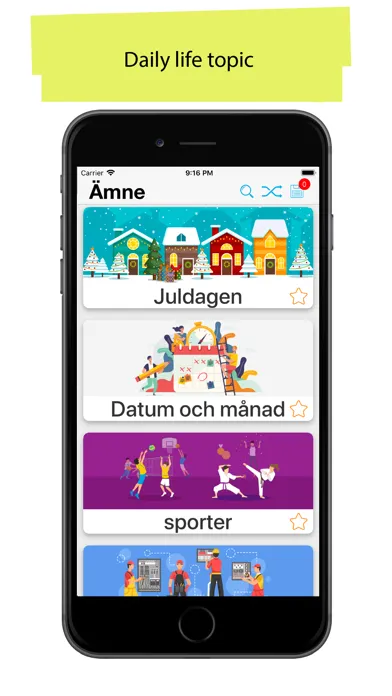 Zrzuty ekranu Swedish 90000 Words & Pictures