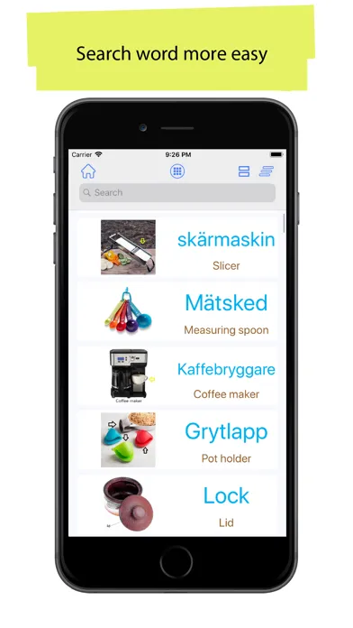Zrzuty ekranu Swedish 90000 Words & Pictures