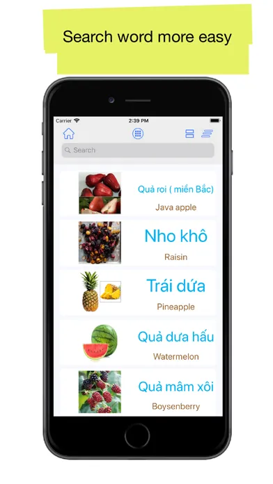 Zrzuty ekranu Vietnamese 90000 WordsPictures