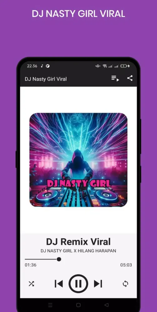 Captures d'écran de DJ Nasty Girl Viral