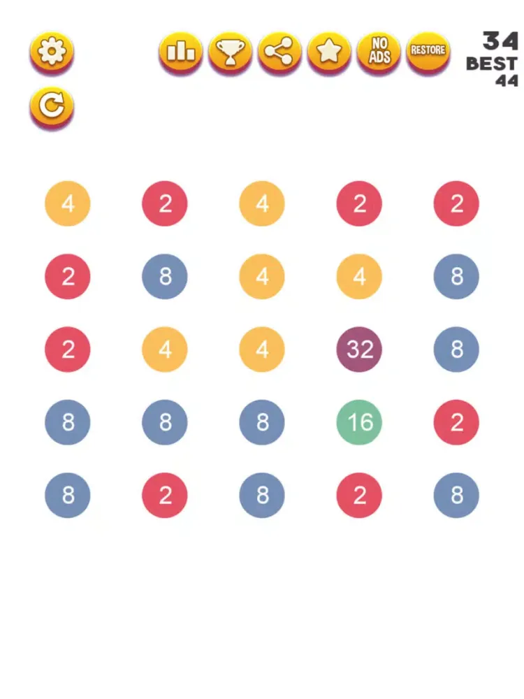 Twos - A puzzle game! iPad  Screenshots