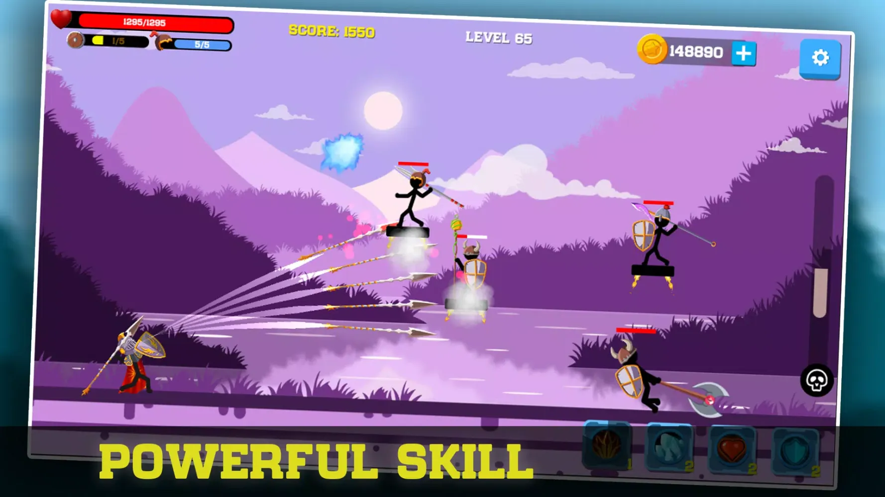 Stickman Archer: Spear Warrior Screenshots